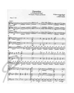 Overture - Marriage of Figaro for 3 Percussion